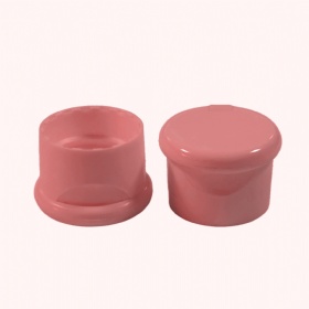 24mm Plastic Flip Top Cap 24-410 White Smooth Surface Dispensing Bottle Snap Top Cap